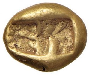 KINGDOM OF LYDIA Croesus (ca. 560-546 B.C.) - 1/3 Statere...