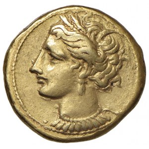 ZEUGITANIA Cartagine - Statere (350-320 a.C.) Testa di ...