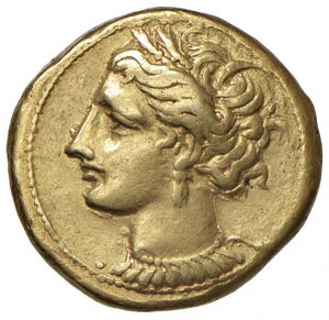 ZEUGITANIA Carthage - Stater (350-320 BC) Head of ...