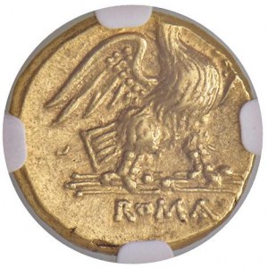 Anonymous - 60 Axes (211-208 BC) Helmeted head of Mars ...