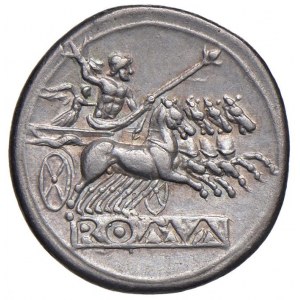 Anonime - Didramma (225-212 a.C.) Testa di Giano - R/ G...