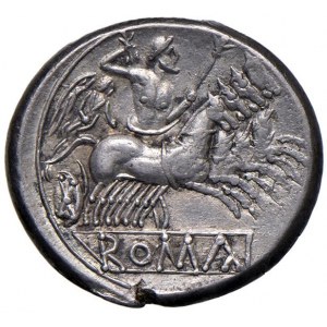 Anonime - Didramma (225-212 a.C.) Testa di Giano - R/ G...