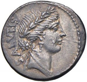 Acilia - Man. Acilius Glabrio - Denario (49 a.C.) Testa...