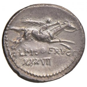 Calpurnia - L. Calpurnius Piso Frugi - Denario (90 a.C....