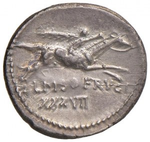 Calpurnia - L. Calpurnius Piso Frugi - Denarius (90 BC....