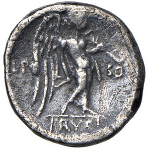 Calpurnia - L. Calpurnius Piso Frugi - Quinarius (90 B.C..