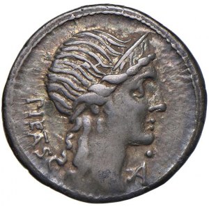 Herennia - M. Herennius - Denario (108-107 a.C.) Testa ...