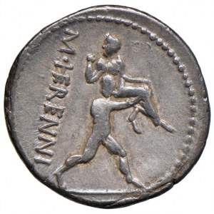 Herennia - M. Herennius - Denario (108-107 a.C.) Testa ...