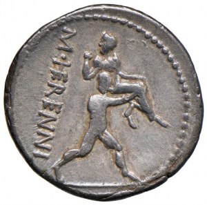 Herennia - M. Herennius - Denarius (108-107 BC) Head ...