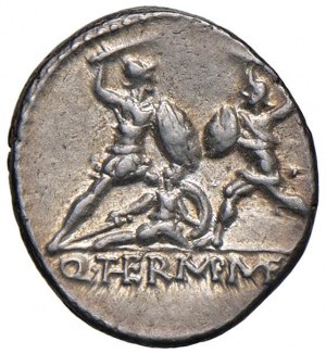 Minucia - Q. Minucius Thermos M. f. - Denarius (103 BC....