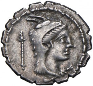 Papia - L. Papius - Denarius (79 B.C.) Head of Juno ...