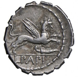 Papia - L. Papius - Denarius (79 B.C.) Head of Juno ...
