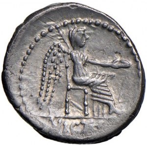 Porcia - M. Porcius Cato - Quinarius (89 p.n.e.) głowa...