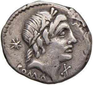 Postumia - A. Postumius Albinus - Denarius (96 B.C.) Tes...