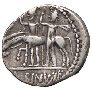 Postumia - A. Postumius Albinus - Denario (96 a.C.) Tes...