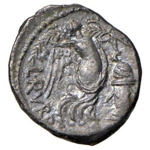 Rubria - L. Rubrius Dossenus - Quinarius (87 B.C.) Head...