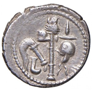 Cesare (+ 44 a.C.) Denario (49-48 a.C.) Elefante andant...
