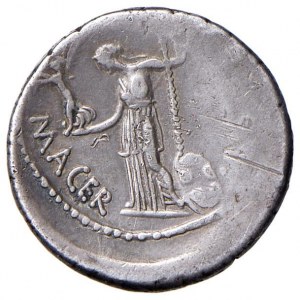Caesar (+ 44 B.C.) Denarius (with the coinmaker P. Sepullius ...