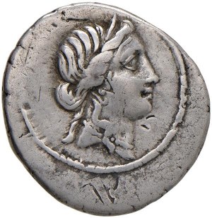 Caesar (+ 44 B.C.) Denarius (African mint, 47-46 B.C.)...
