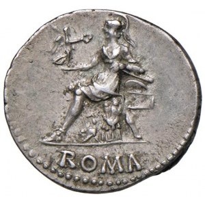 Nerone (54-68) Denario - Testa laureata a d. - R/ Roma ...