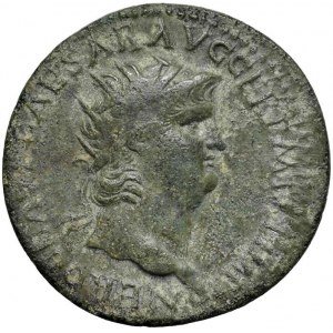Nerone (54-68) Dupondio - Testa radiata a d. - R/ Roma ...