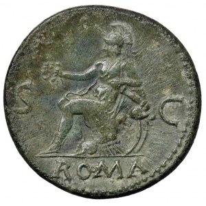 Nerone (54-68) Dupondio - Testa radiata a d. - R/ Roma ...