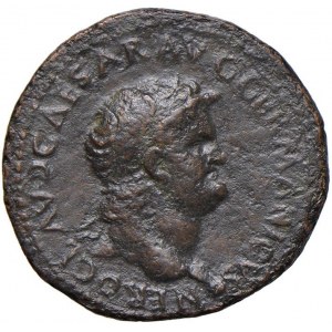 Nerone (54-68) Semisse (Lugdunum) Testa laureata a d. -...