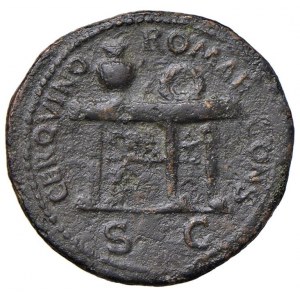 Nerone (54-68) Semisse (Lugdunum) Testa laureata a d. -...