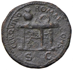 Nerone (54-68) Semisse (Lugdunum) Testa laureata a d. -...
