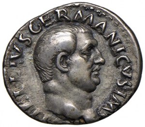 Vitellio (69) Denario - Testa a d. - R/ La Concordia se...