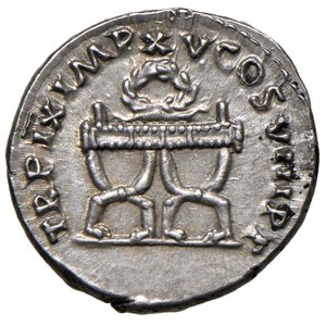 Titus (79-81) Denarius - Tête laurée à droite - R/ Couronne ...