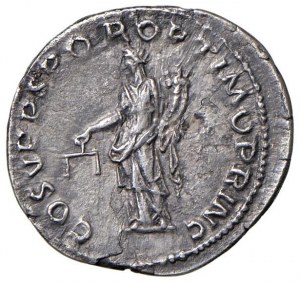 Trajan (98-117) Denarius - Laureate head right - R/ The E...