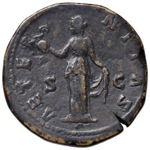 Faustina I (wife of Antoninus Pius) Sestertius - Bust in...