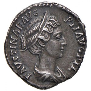 Faustina II (wife of Marcus Aurelius) Denarius - Bust d...