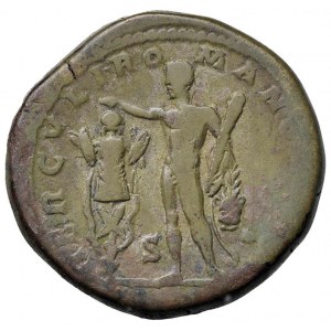 Commodo (180-192) Sesterzio - Testa laureata a d. - R/ ...