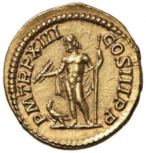 Septimius Severus (193-211) Aureus - Vavřínová hlava vpravo -...