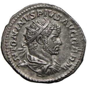 Caracalla (211-217) Antoninianus - Zářící poprsí r. - ...