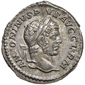 Caracalla (211-217) Denarius - Laureate head to r. - R/ ...