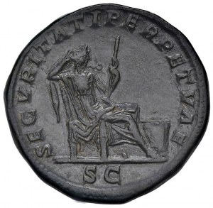 Caracalla (211-217) Sestertius - Laureate head to r. - R...