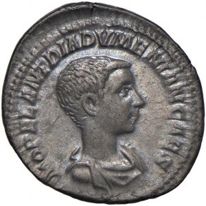 Diadumenian (217-218) Denarius - Bust to r. - R/ Diadum...
