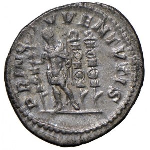 Diadumeniano (217-218) Denario - Busto a d. - R/ Diadum...