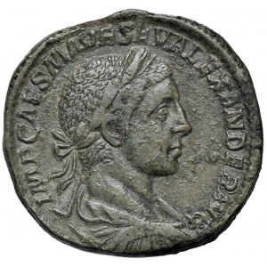 Alessandro Severo (222-235) Sesterzio - Busto laureato ...