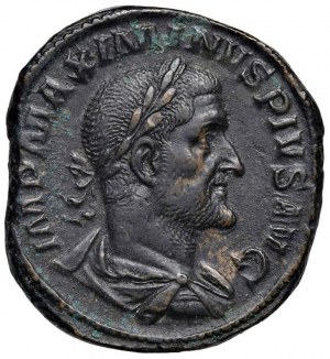 Maximinus (235-238) Sestertius - Laureate bust r. - R...