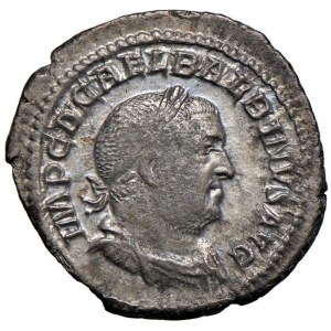 Balbino (238) Denario - Busto laureato a d. - R/ La Pro...