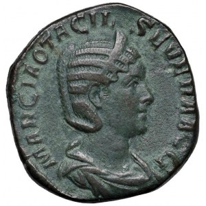Otacilia Severa (moglie di Filippo I) Sesterzio - Busto...