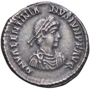 Valentinien II (375-392). Siliqua (Aquilée) Buste dia...