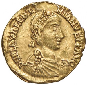 Valentinian III (425-455) Solid (Ravenna) Bust dyad...