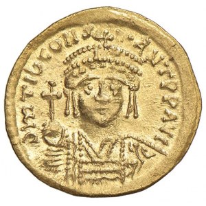 Tyberiusz II Konstantyn (578-582) - Popiersie w koronie...