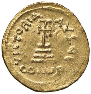 Heraclius (610-641) Solid - Crowned busts in front - R...