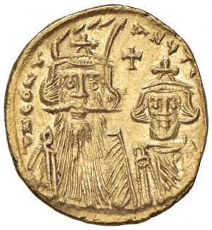 Konstantin II (641-668) Pevný (Konstantinopol) Busty ...